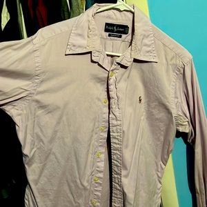 Polo long sleeve button up.